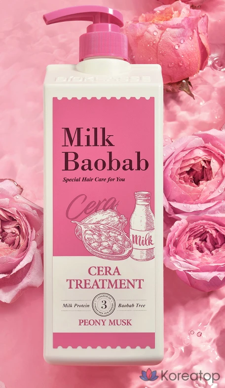 Сыворотка Milk Baobab Sera Treatment Peony Musk, 1,2 л, 1 флакон.