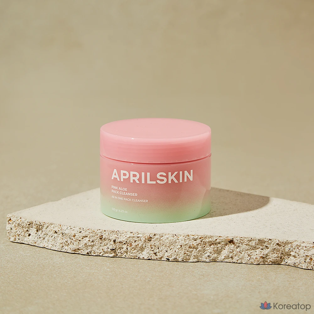 Очищающая маска April Skin Pink Aloe Pack, 1 шт., 120 г