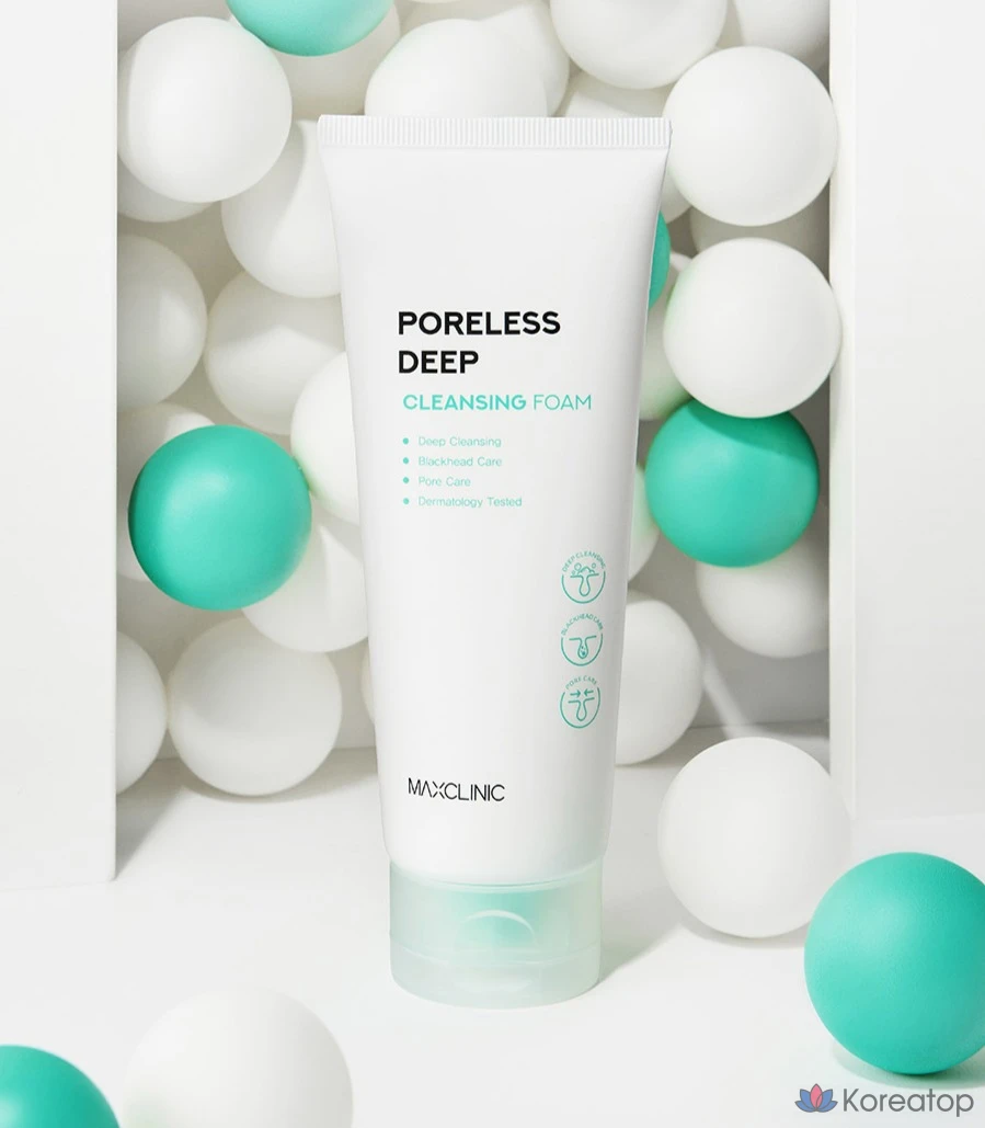 Пенка для глубокого очищения кожи MAXCLINIC Poreless, 150 г, 1 шт.
