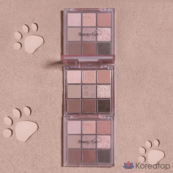 Палетка теней для век Etude House Play Color Eyes, оттенок «Пыльный кот», 1 шт.