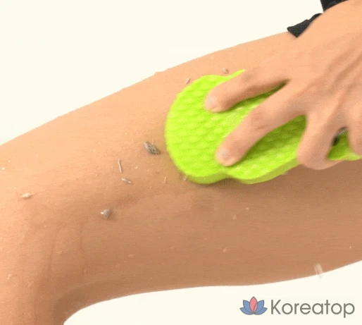 Губка-ластик с капюшоном Akei Derma+ Living, 1 упаковка, 1 шт.