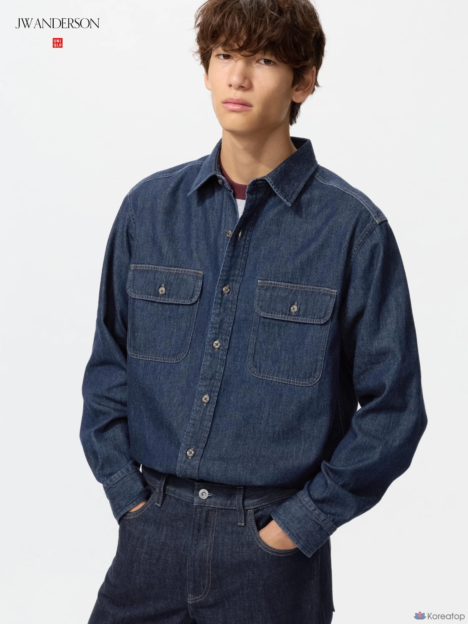 Джинсовая рубашка Uniqlo Denim Shirt
