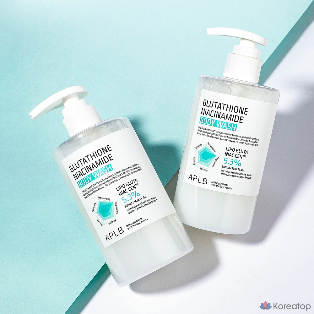 Гель для душа APLB Glutathione Niacinamide Body Wash, 300 мл, 1 шт.