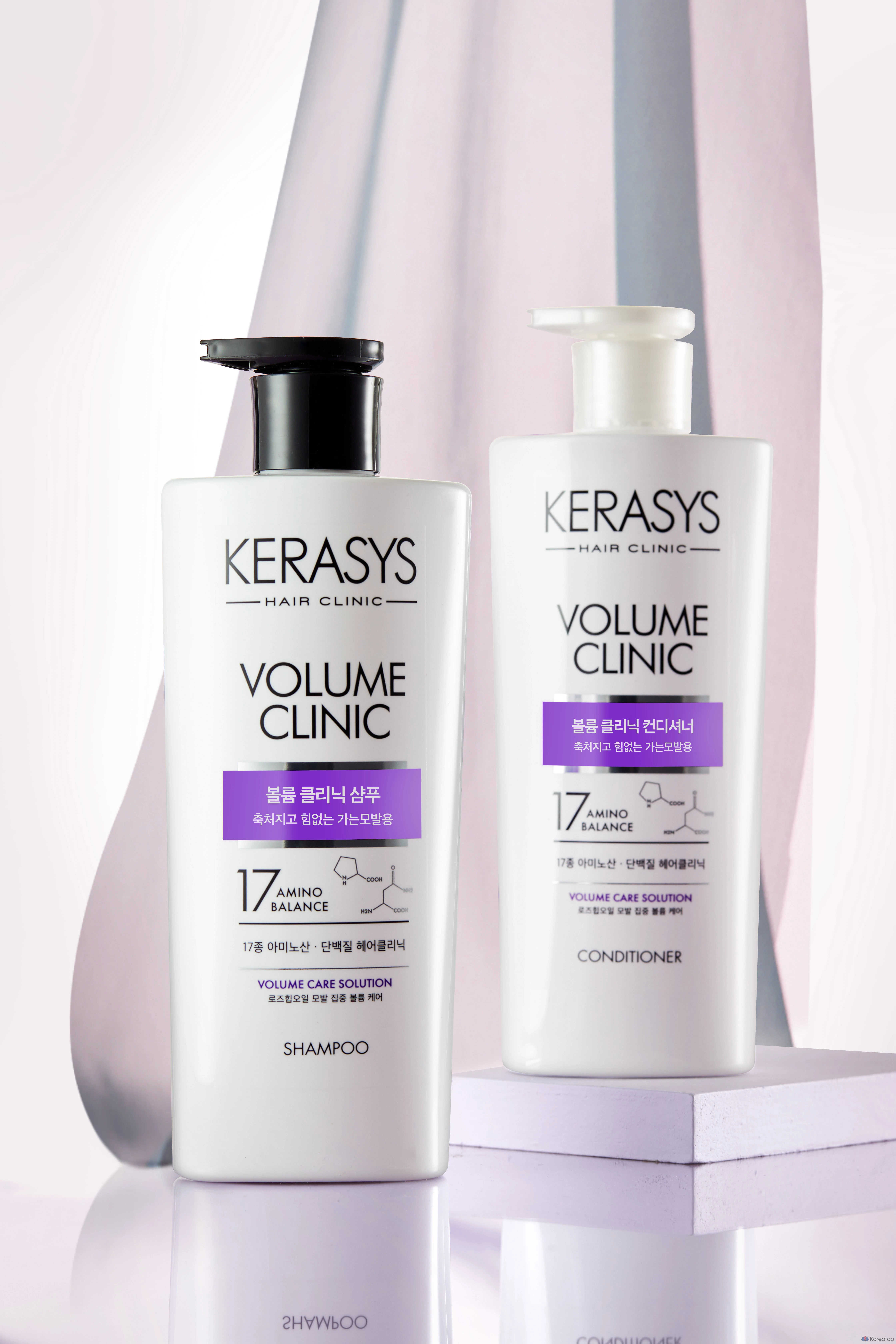 Протеиновый кондиционер для волос KeraSys Volume Clinic, 750 мл, 1 шт., фото 2