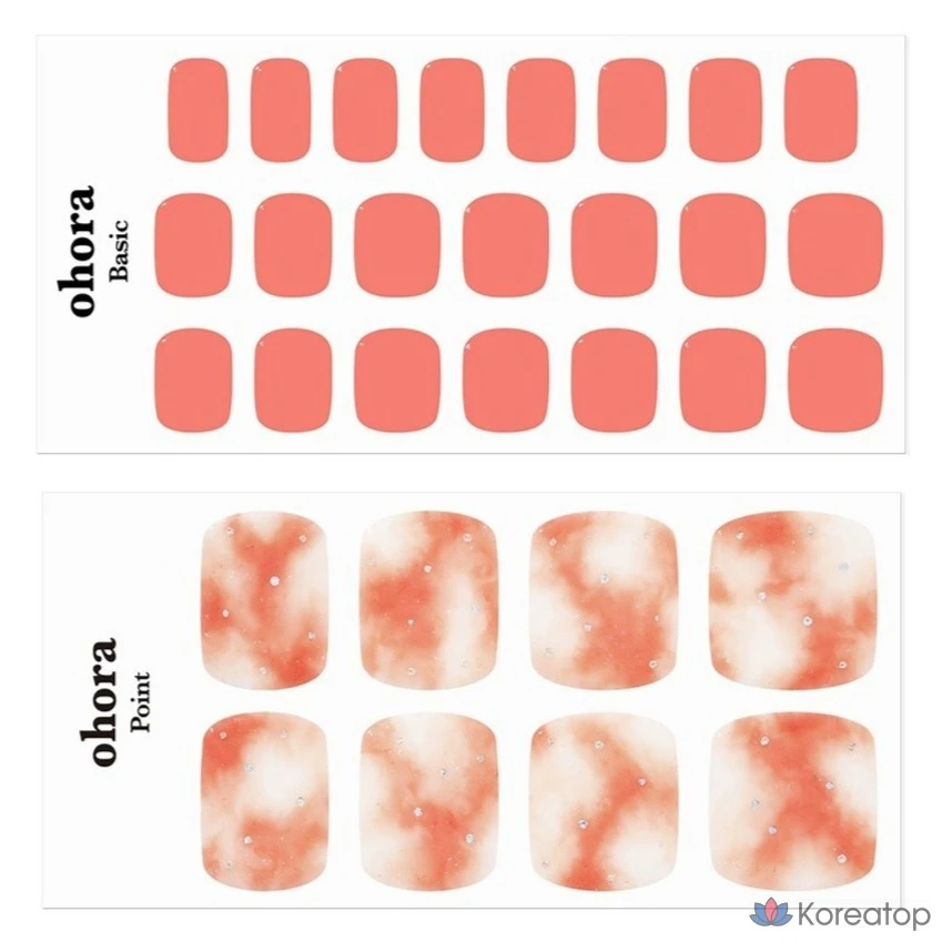 Набор для ухода Ohora Gel Strip Pedi Set, оттенок Armand, 1 шт.