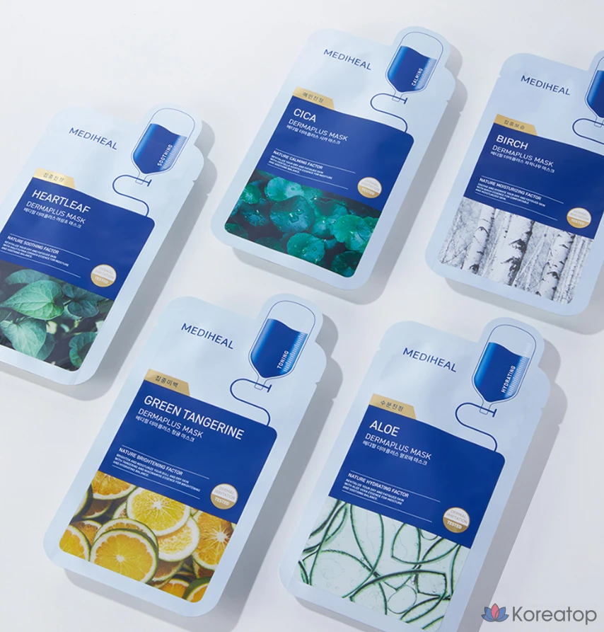 Mediheal Derma Plus Birch Mask, 10 шт., 4 шт., фото 7