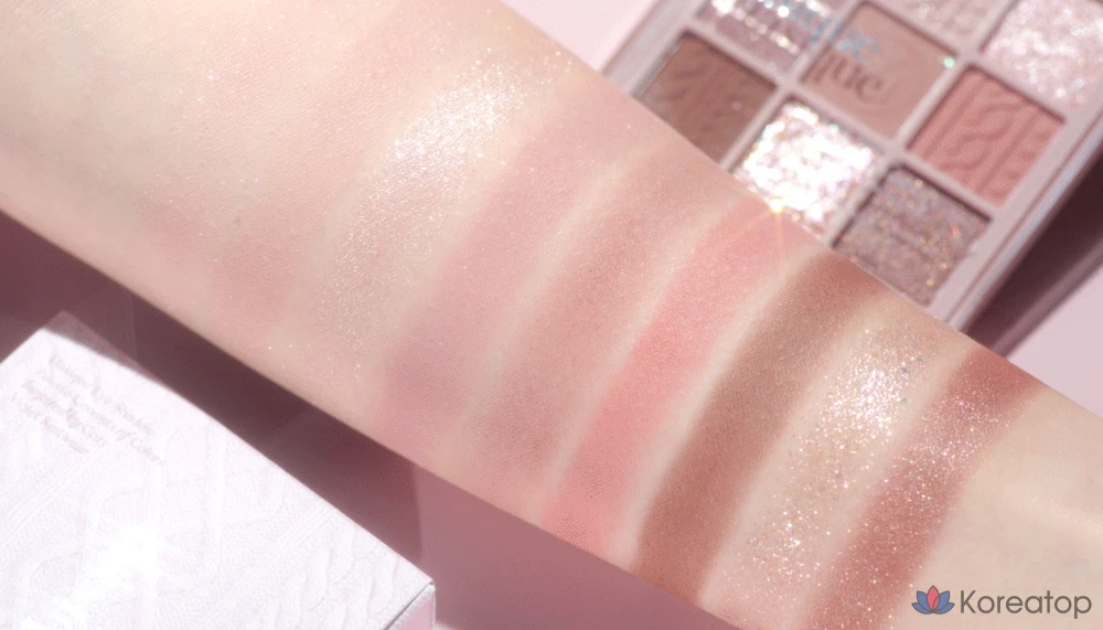 Палитра теней Daisique, 16 оттенков фиолетового цвета, 1 шт., фото 6