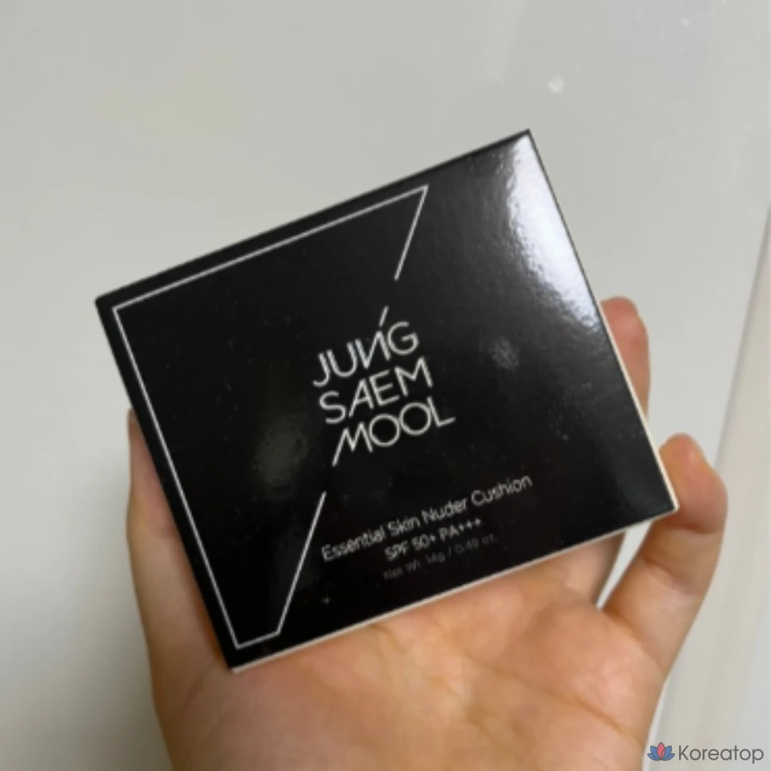 Сменный блок тонального крема Jungsaemmool Essential Skin Nude Cushion Refill, 14 г, SPF50+ PA+++, Jungsaemmool Cushion Cover Glow Makeup: стойкий увлажняющий отбеливающий крем, 6 оттенков розового, 1 шт.