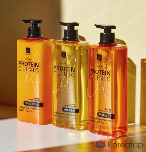 Кондиционер для волос Elastine Amino Clinic Protein Damage Care, 855 мл, 1 шт., фото 2