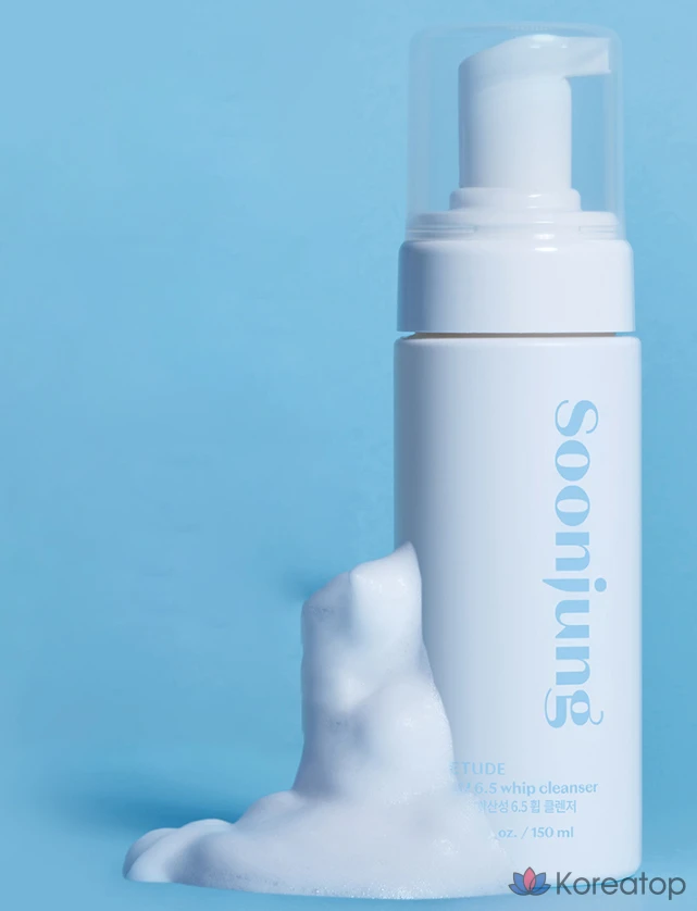 Очищающее средство для лица Etude House Soonjung Mildly Acidic 6.5 Whip Cleanser, 150 мл, 1 шт.