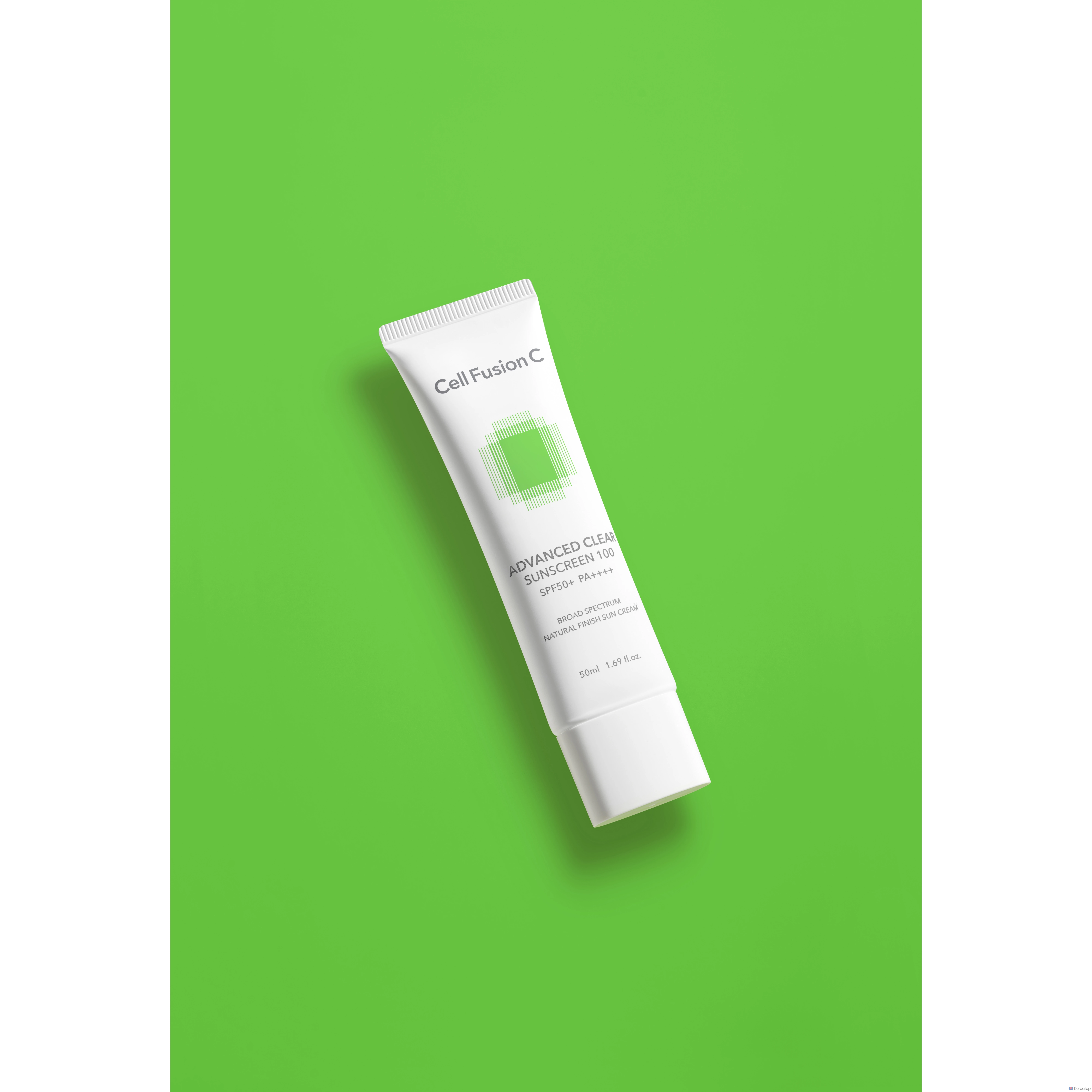 Солнцезащитный крем Cellfusion C Advanced Clear Sunscreen 100 SPF 50+ PA++++, 50 мл, 1 шт., фото 4