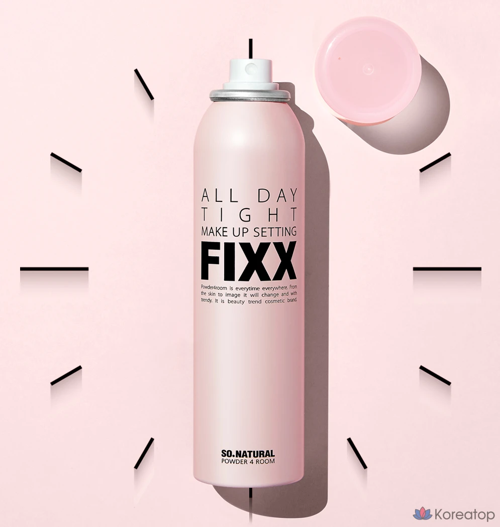 Фиксатор макияжа So Natural Powder Forum All Day Tight Makeup Setting Fixer, 100 мл, 1 шт.