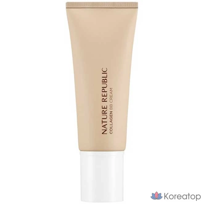 BB-крем Nature Republic Nature Origin Collagen SPF25 PA++, оттенок 01 Light Beige, 45 г, 1 шт.