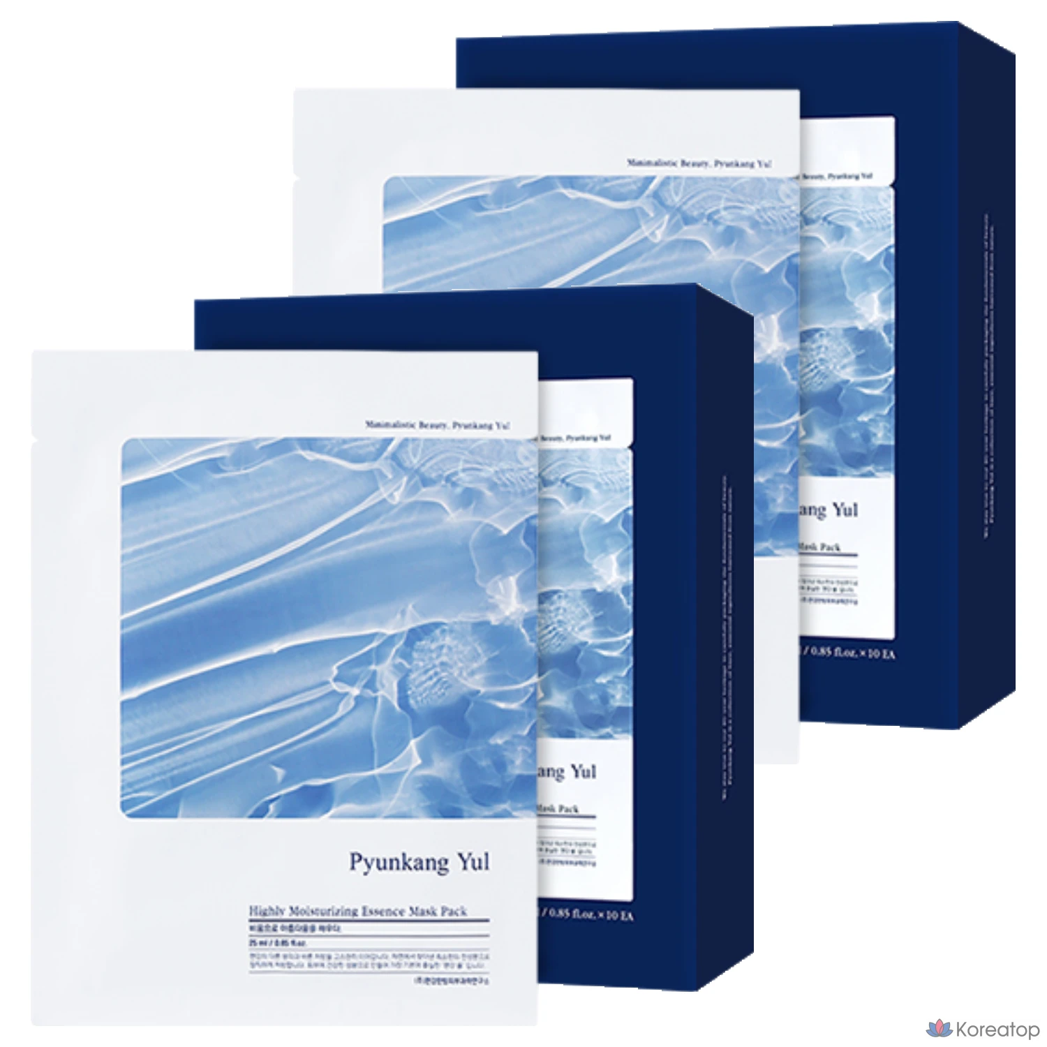 Набор увлажняющих эссенциальных масок Pyungang Yul, 10 штук, 2 упаковки.