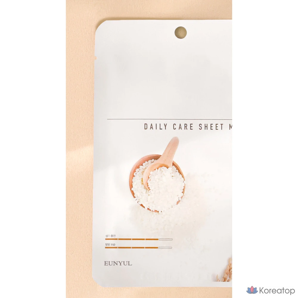 Тканевая маска для лица Eunyul Silver Rice Daily Care, 1 упаковка, 30 листов, фото 4
