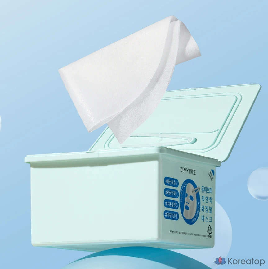 Маска для лица Dewtree Special Pick & Quick Makeup Mask + пенка с высоким содержанием аминокислот, 50 мл, 3 шт., фото 3