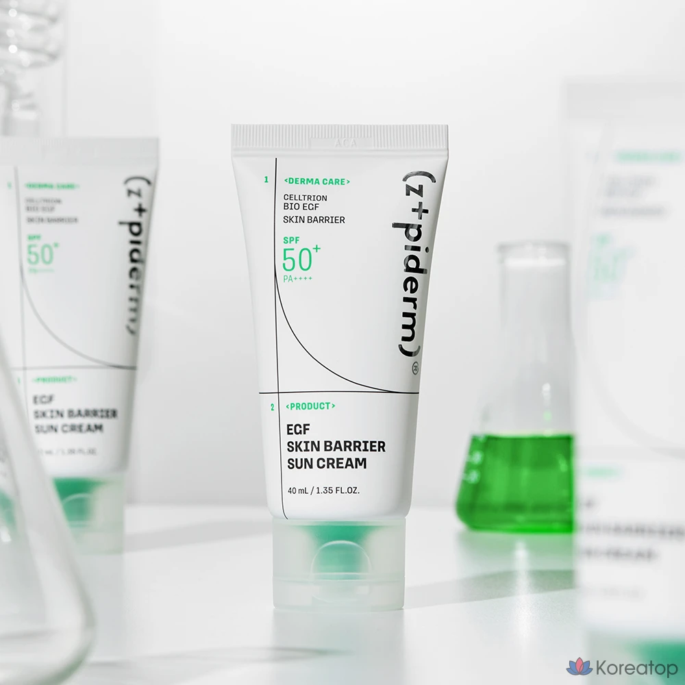 Солнцезащитный крем Z+DERM EASY GF Skin Barrier Sunscreen SPF50+ PA++++, 1 шт., 40 мл