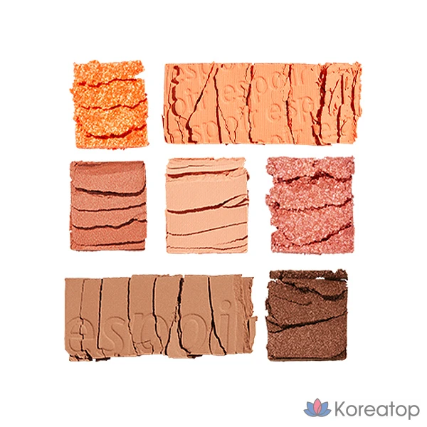 Палетка теней для век Espoir Real Eye Palette, № 1, персиковый оттенок, 1 шт.