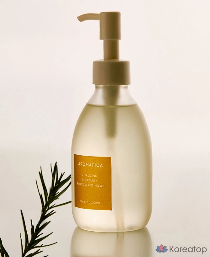 Очищающее масло для пор с розмарином Aromatica Vitalizing, 200 мл, 1 шт.