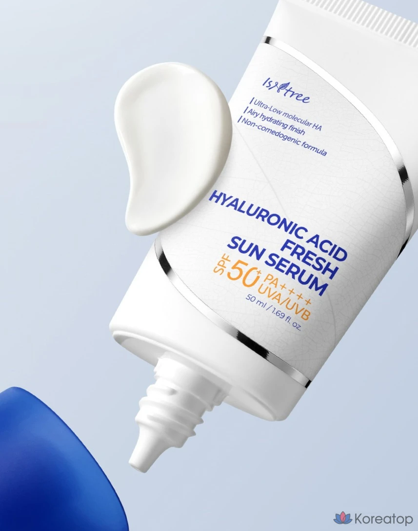 Солнцезащитная сыворотка Isntree с гиалуроновой кислотой SPF50+ PA++++, 1 шт., 50 мл