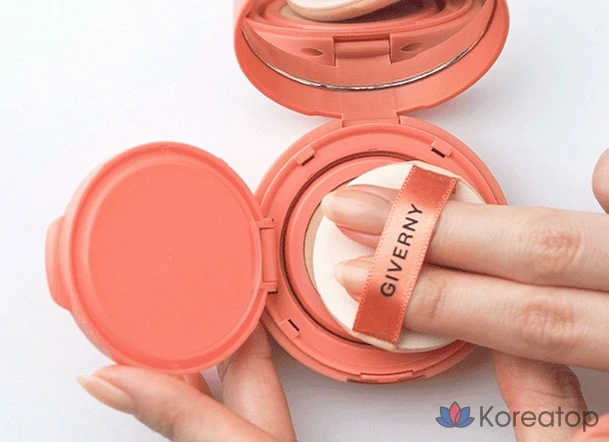 Тональный крем Giverny Close Cover Foundation Mini Portable 64 мм, розовый, 1 шт.