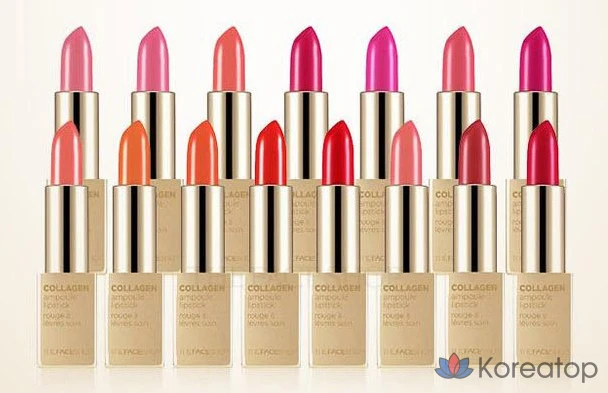 Помада-ампулы с коллагеном от The Face Shop, 10 оттенков, цвет «Апельсиновый взрыв», 3,5 г, 1 шт., фото 2