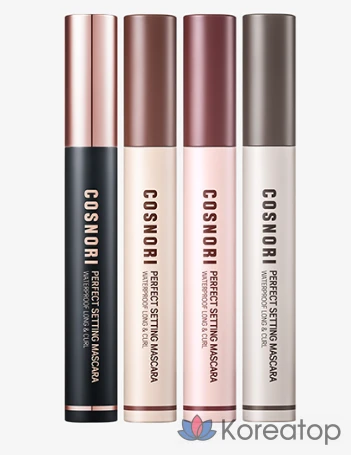 Водостойкая тушь для ресниц Cosnori Perfect Setting Waterproof Long & Curl Mascara, 7 мл, оттенок 03 Rosy Brown, 1 шт., фото 7