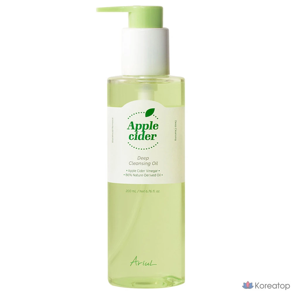 Очищающее масло для лица Ariel Vegan Apple Cider Deep Cleansing Oil, 200 мл, 1 шт.