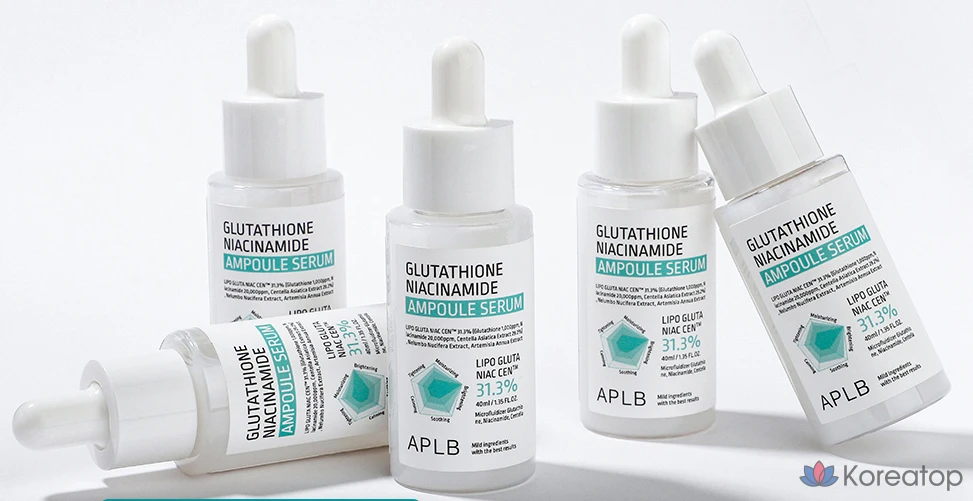 Ампульная сыворотка APLB Glutathione Niacinamide Ampoule Serum, 40 мл, 1 шт.