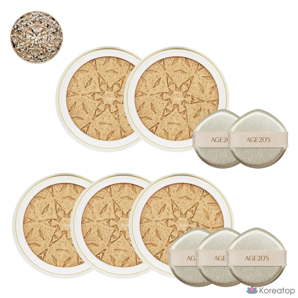 Age20S — Подушечка для губ Age20 с 3D-эффектом и высоким покрытием, 1 шт., 13 г, сменный блок 3D № 23, 5 шт.