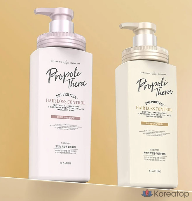 Шампунь Elastine Propolithera для контроля выпадения волос и придания объема слабым волосам, 500 мл, 1 шт.