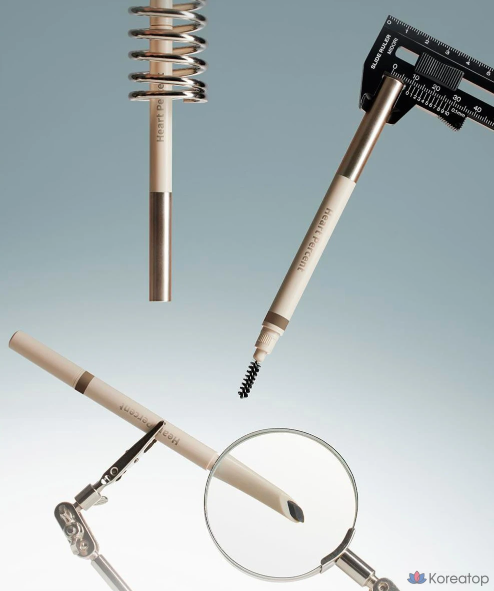 Коррекция бровей Heart percent Dot On Mood Edge & Flat Eyebrow, 0.1g, L1 Светло-коричневый, 1 шт., фото 9