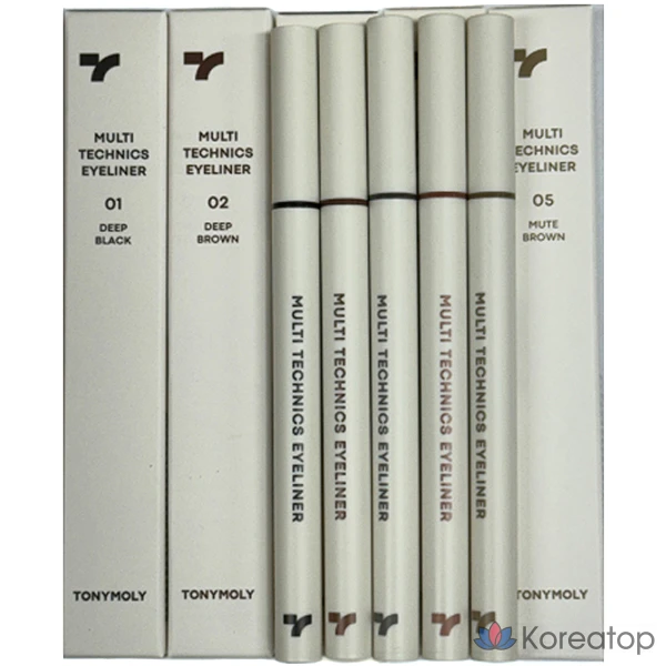 Подводка для глаз Tony Moly Eyetone Multi-Techniques 0,6 г (№ 01-05), 1 шт., цвет 00 фарфор.