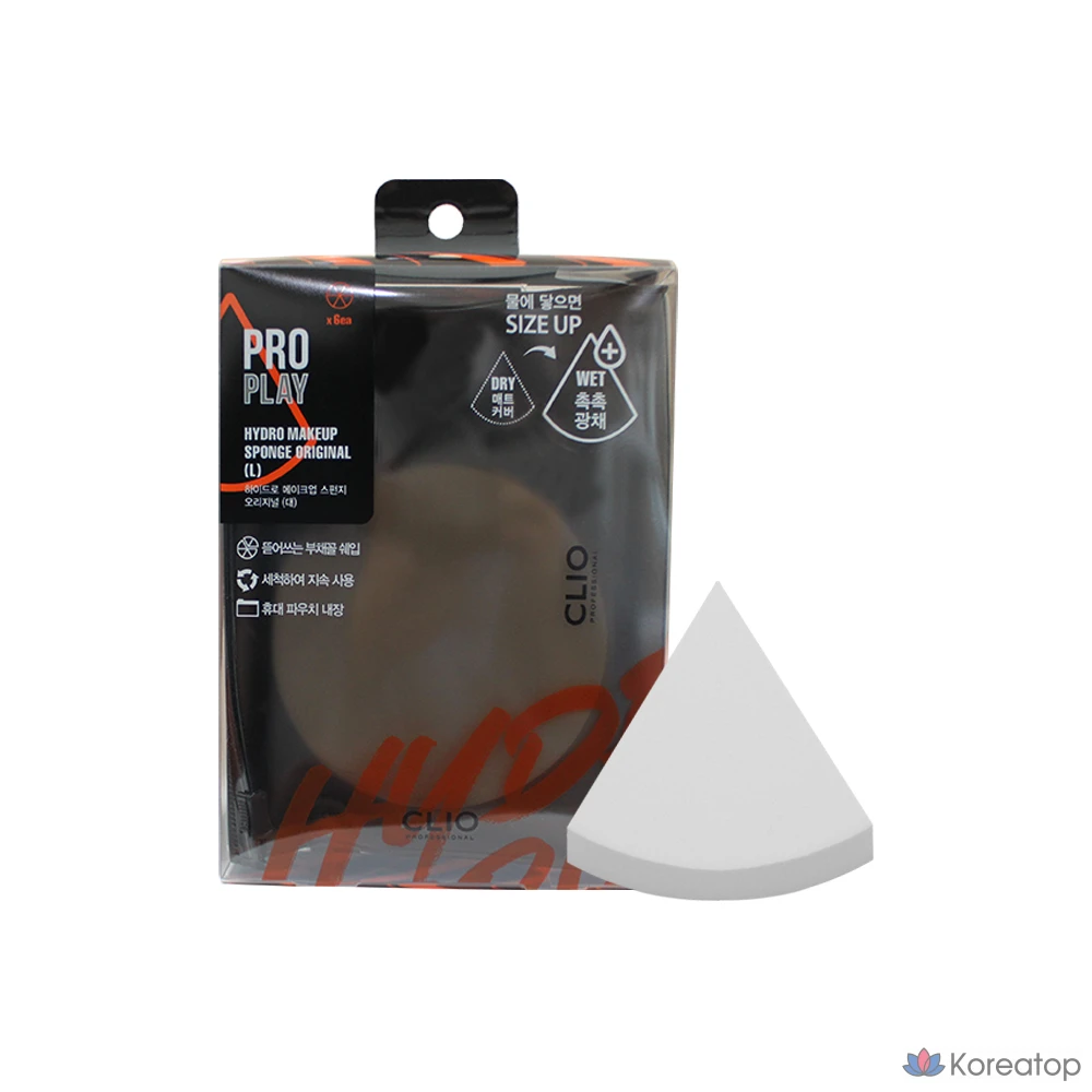 Спонж для макияжа Clio Hydro Original Large, 1 шт., фото 4