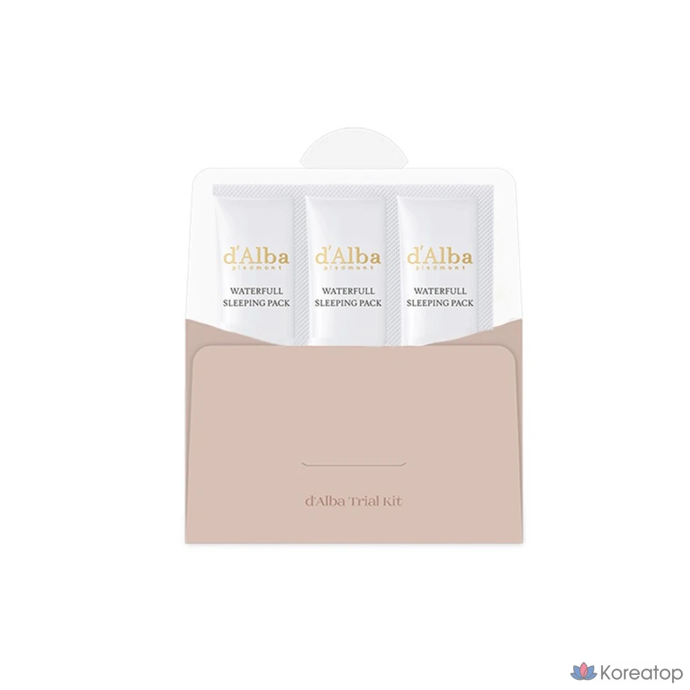 Ночная маска D'alba Waterful 4 мл x 12 шт., 48 мл, 1 шт.