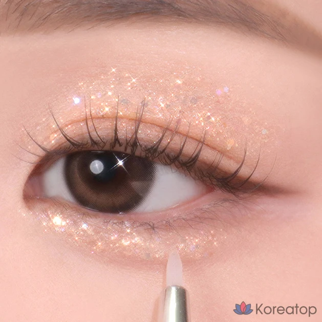 Тональные тени Luna Glitter Lighting Up Formula Pot Eyeshadow, № 5 GlimOn, 1 шт.