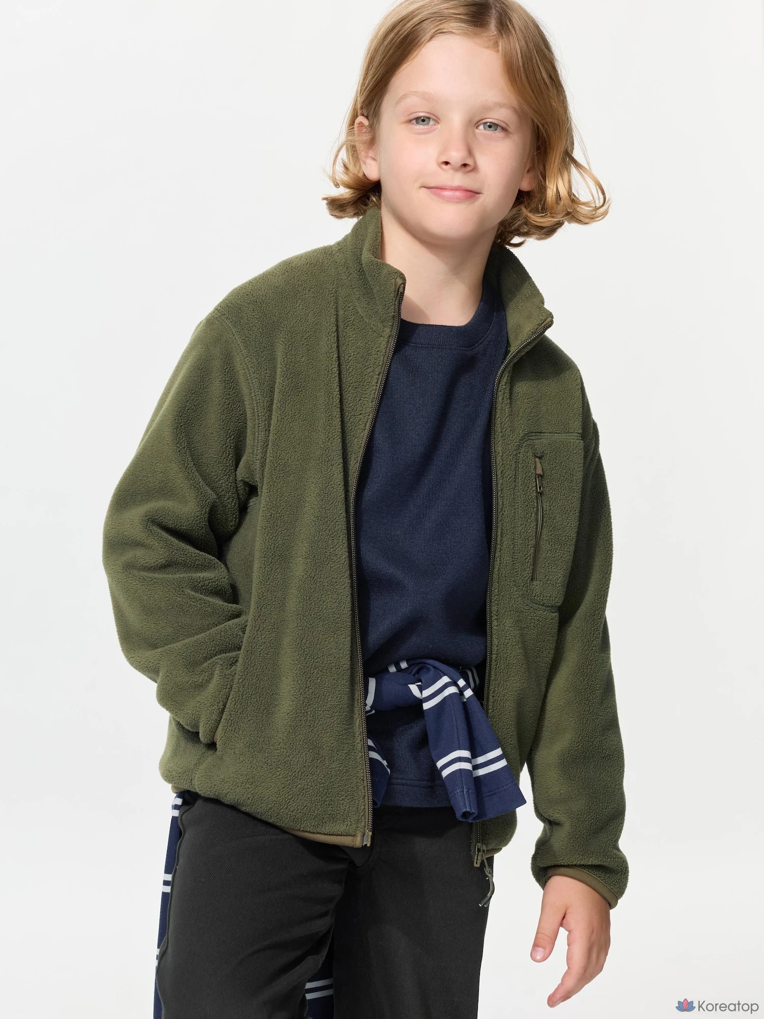 Куртка детская Uniqlo Fleece Full-Zip Jacket