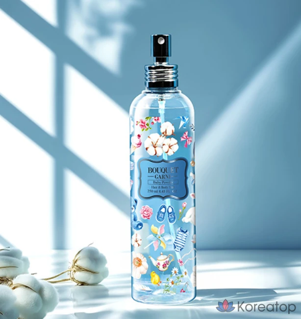 Ароматизированный спрей для волос и тела Bouquet Garni с детской присыпкой, 250 мл, 1 шт., фото 2