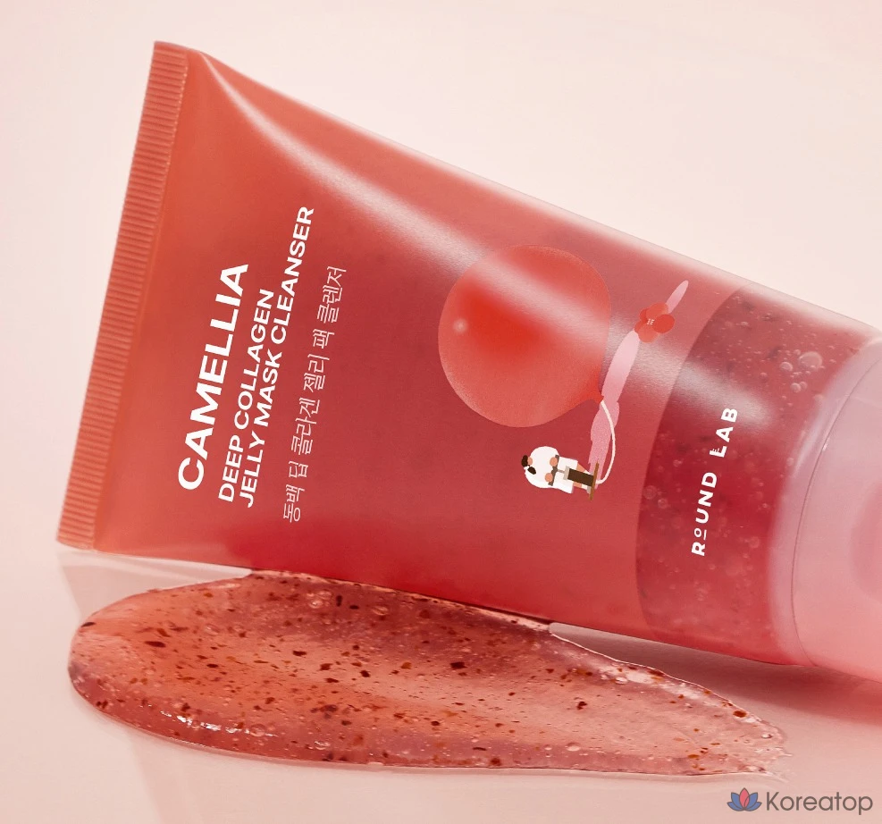 Очищающее средство Round Lab Camellia Deep Collagen Jelly Pack Cleanser, 150 мл, 1 шт.