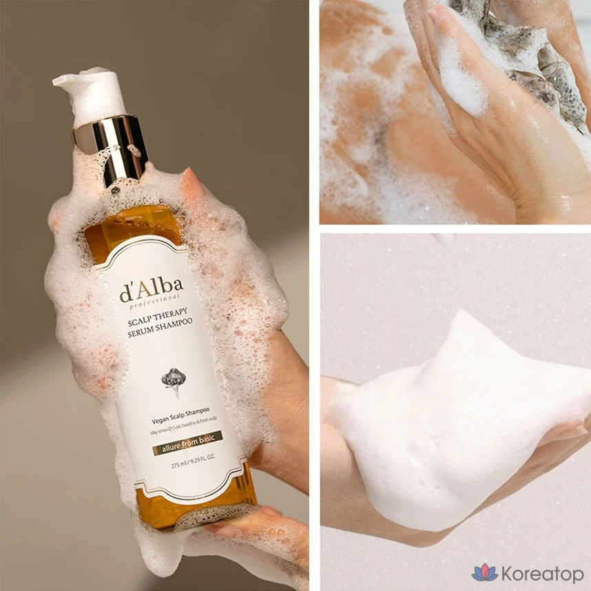 D'alba Professional Repairing Scalp Therapy Шампунь-сыворотка, 1 шт., 275 мл