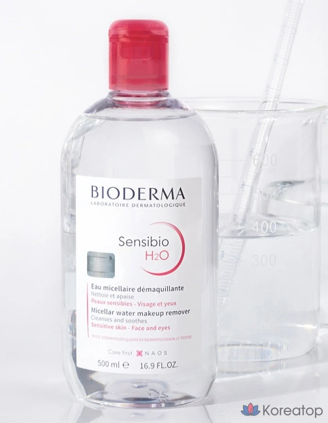 Набор очищающей воды Bioderma Sensibio H2O, 3 предмета, 3 комплекта, фото 3