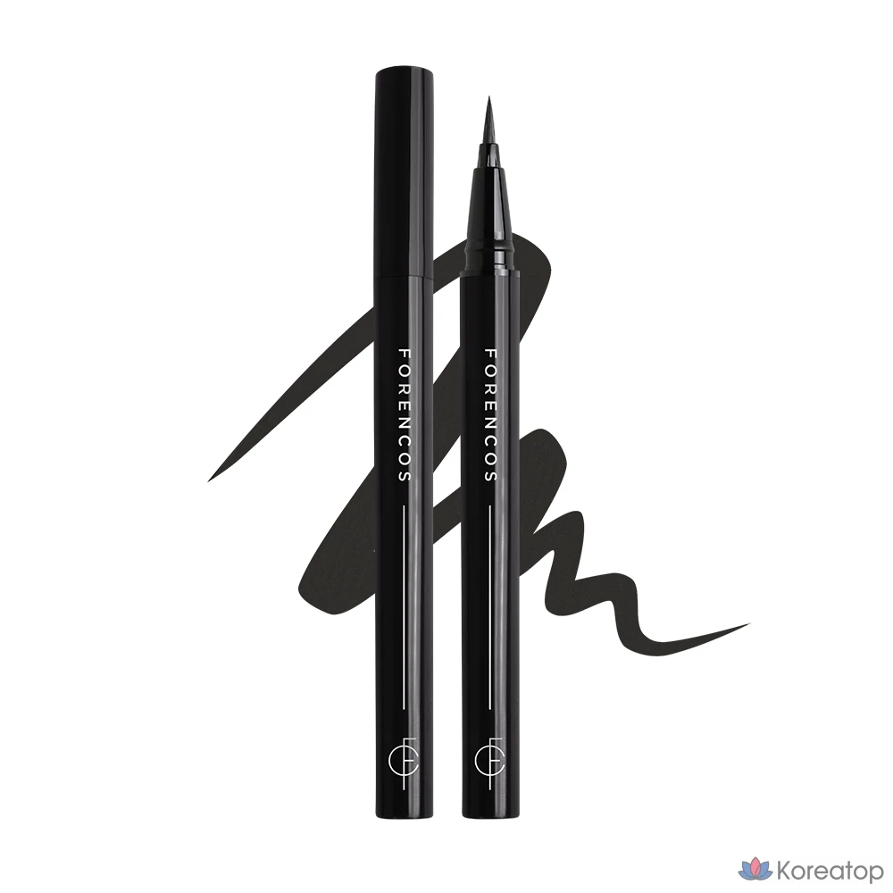 Подводка для глаз Forencos Tattoo All-Proof, 0,6 г, насыщенный черный цвет, 1 шт.