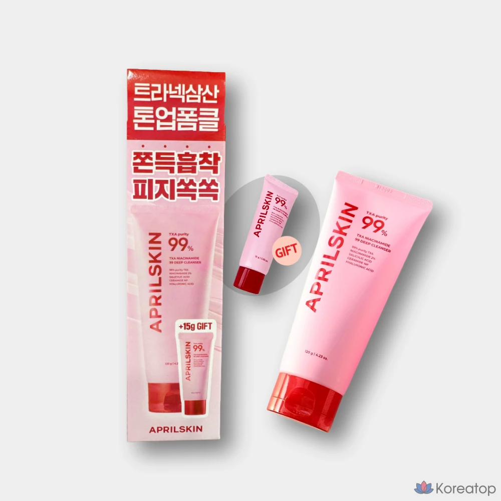 April Skin Тонизирующее средство для глубокого очищения с транексаминовой кислотой, удаляющее черные точки и излишки кожного сала, 120 г, 1 шт.