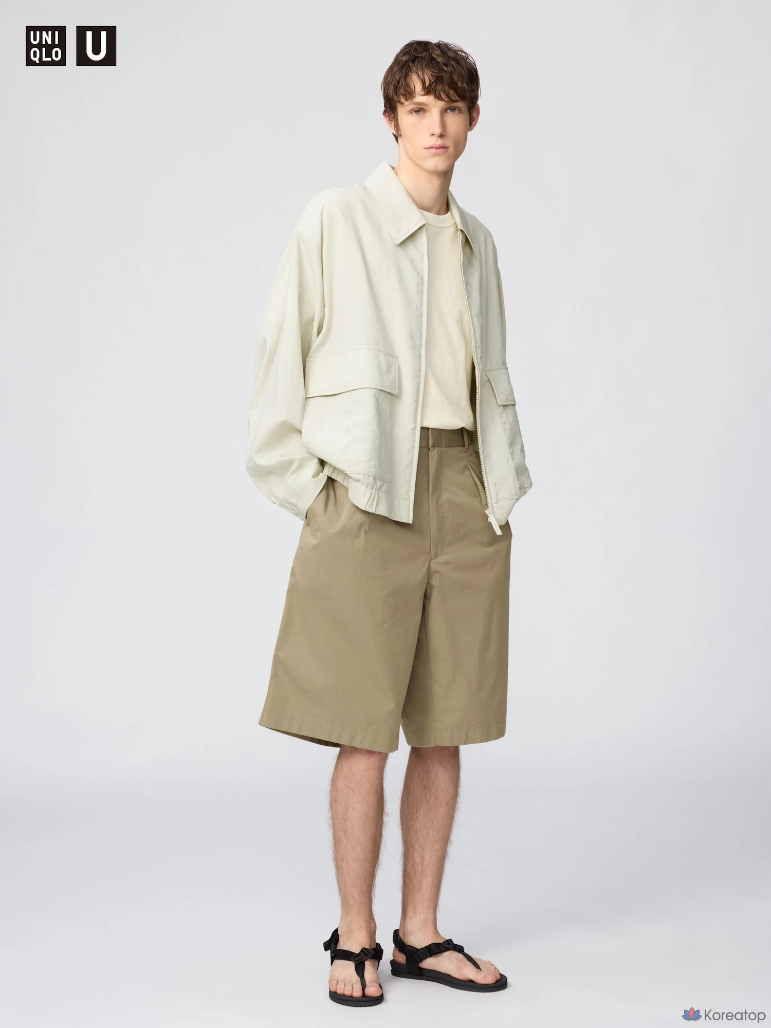 Шорты Uniqlo Tuck Wide Short Pants