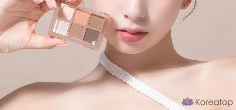 Палетка теней MERZY New Mood Fit, 5,4 г, NM1, смягчающая сухую формулу, 1 шт.