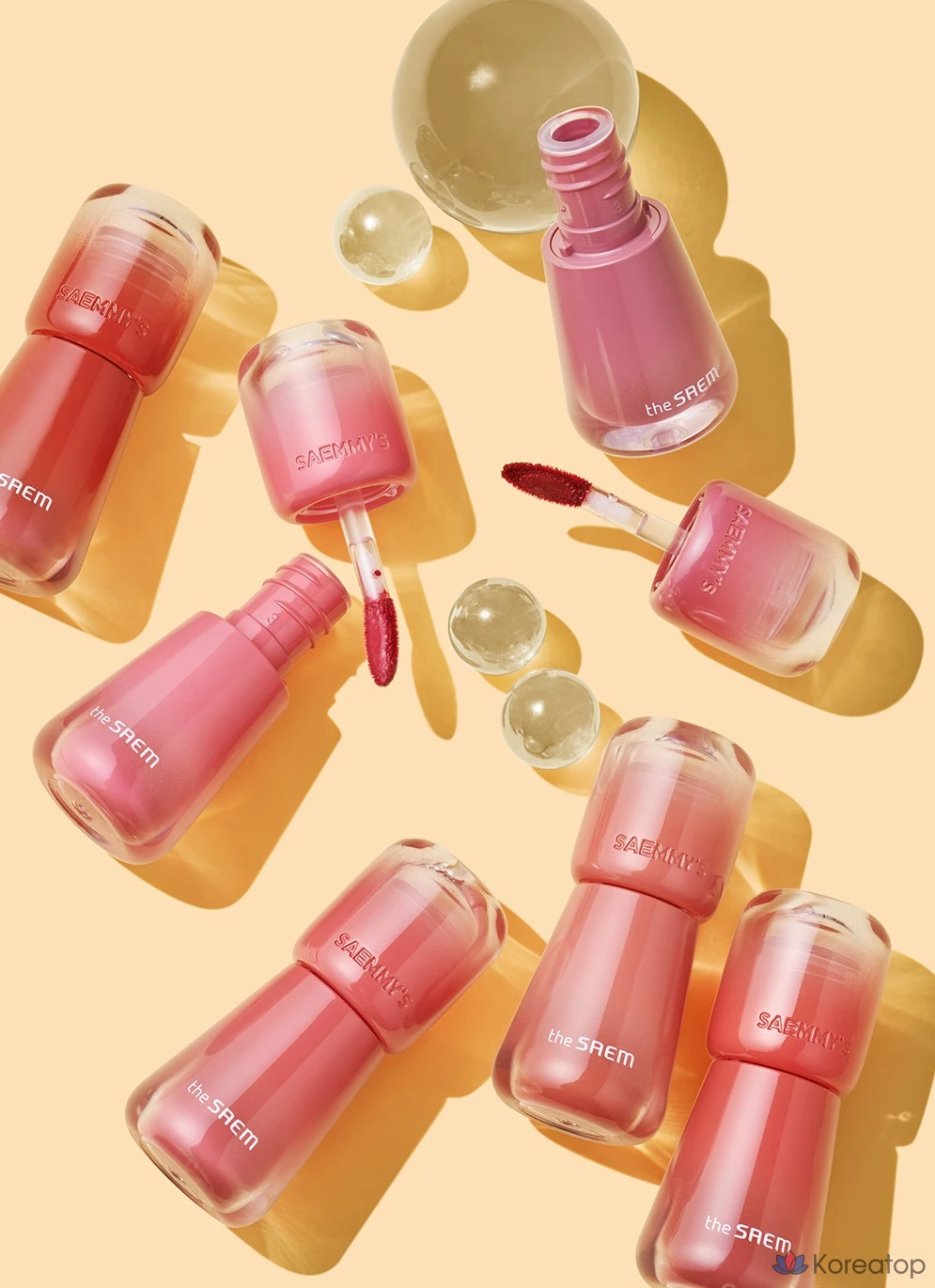 Тонирующий гель для душа The Saem Aid Shot Tint, 10 пакетиков, персиковый, 3,2 г, 1 шт., фото 4