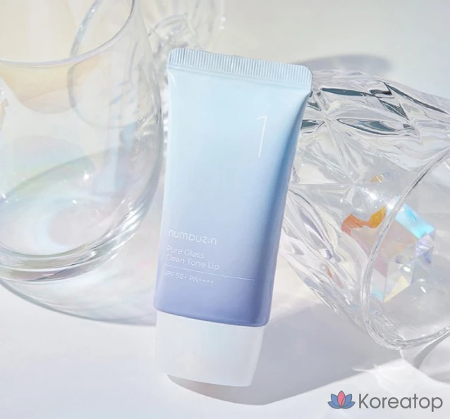 Тональный крем Numbers In No. 1 Glass Ball Clear Tone-Up Clear SPF50+ PA++++, 50 мл, 1 шт.