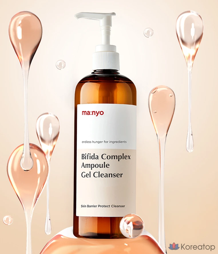 Очищающий гель Manyo Factory Bifida Ampoule с мягкой кислотностью, 400 мл, 1 шт.