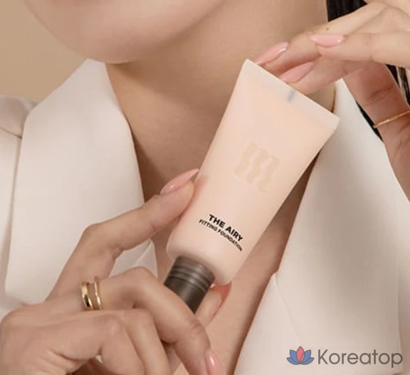 Тональный крем MERZY the Airy Fitting Foundation, 30 мл, оттенок AF2 Vanilla, 1 шт., фото 7