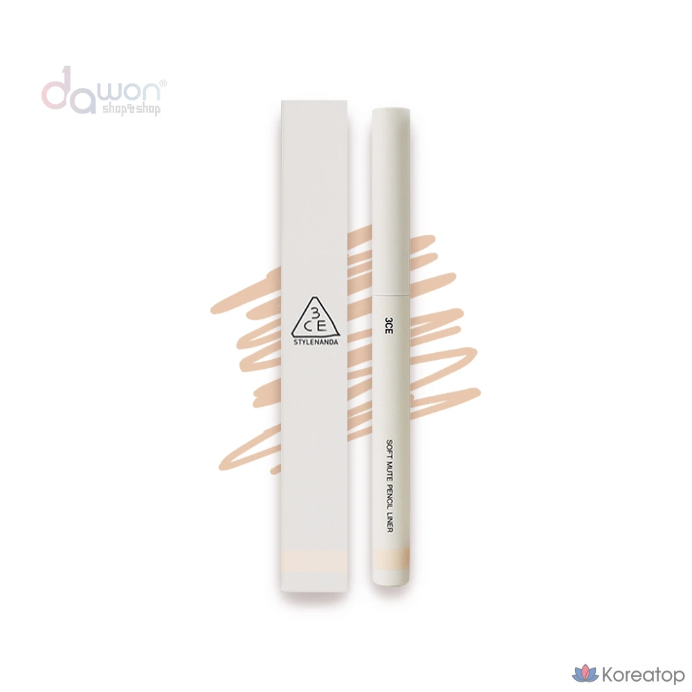 Линер-карандаш 3CE Soft Mute Pencil Liner, цвет овсяно-серый, 1 шт., фото 3